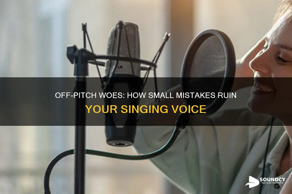 how far off a pitch makes you sound bad