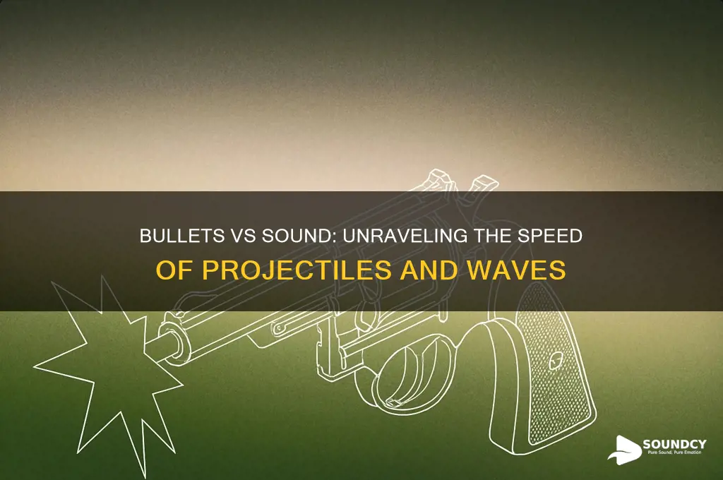 how fast do bullets move vs speed of sound