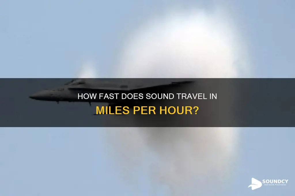 how fast does sound go mph