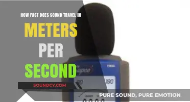 Sound Speed Unveiled: Meters Per Second Explained Simply and Clearly
