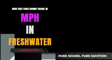 Sound's Speed in Freshwater: Unveiling the Miles Per Hour Mystery