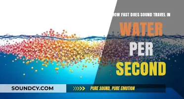 Sound's Underwater Speed: How Fast Does It Travel Per Second?