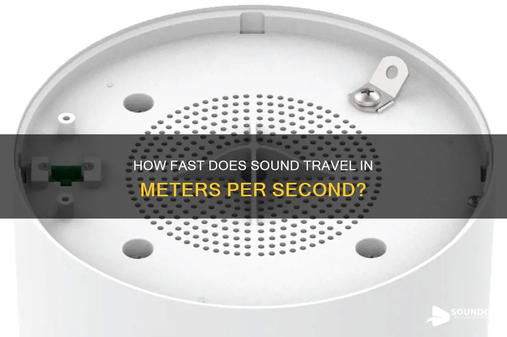 how fast does sound travel mps