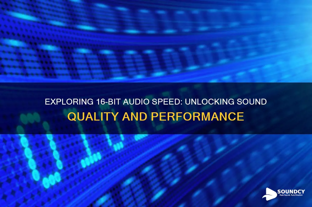 how fast is 16 bit sound