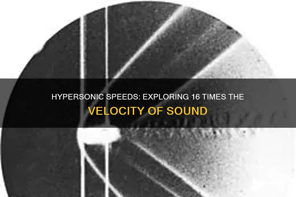 how fast is 16 times the speed of sound