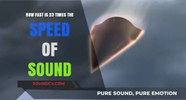 Hypersonic Speeds: Exploring 23 Times the Speed of Sound's Velocity