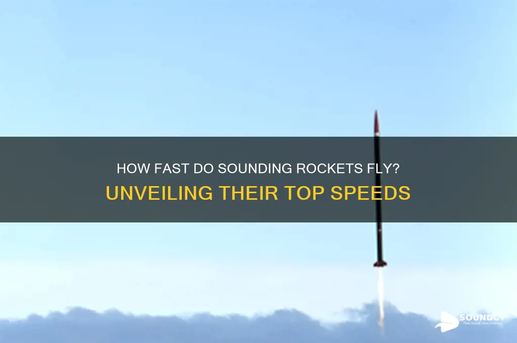 how fast is a sounding rocket
