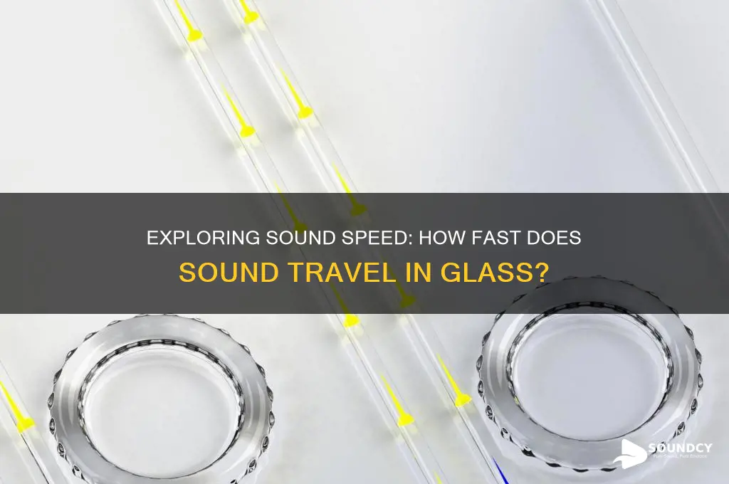 how fast is sound in glass