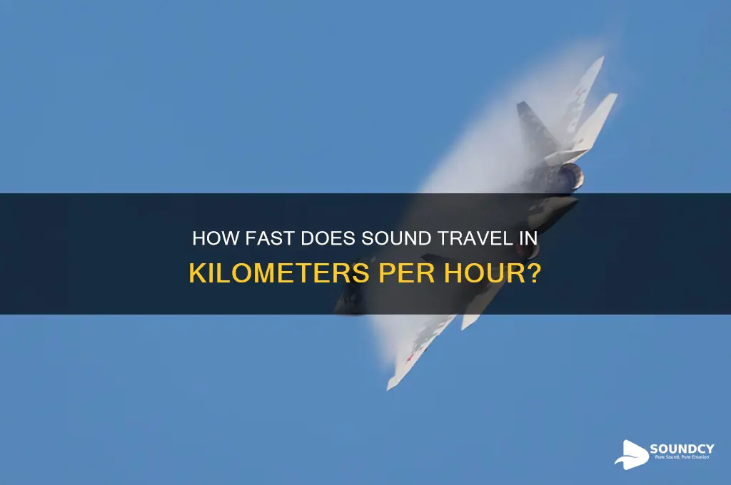 how fast is sound in km