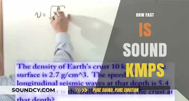 How Fast Does Sound Travel in Kilometers Per Second?