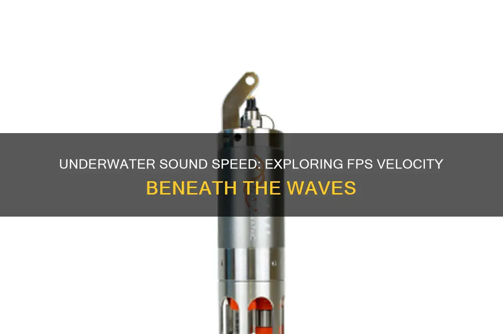 how fast is sound underwater fps