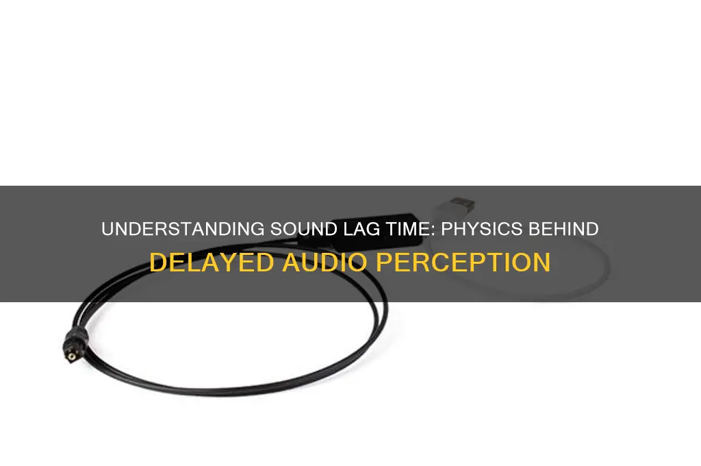 how fond tbe lag tume in sound in physics