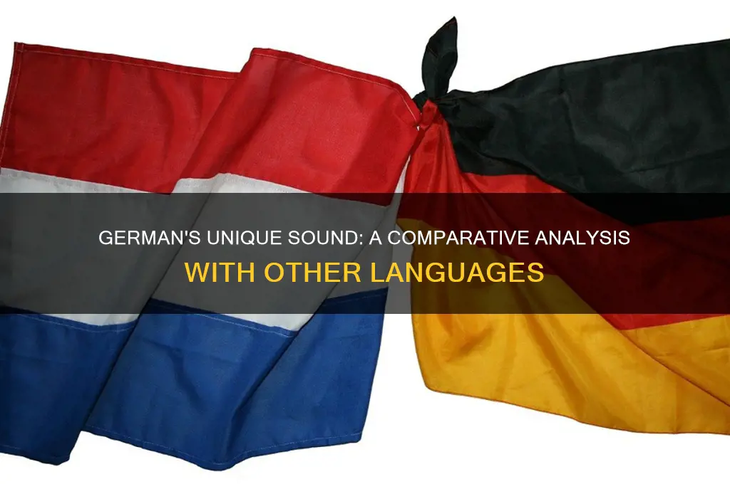 how german sounds compared to other languages full version