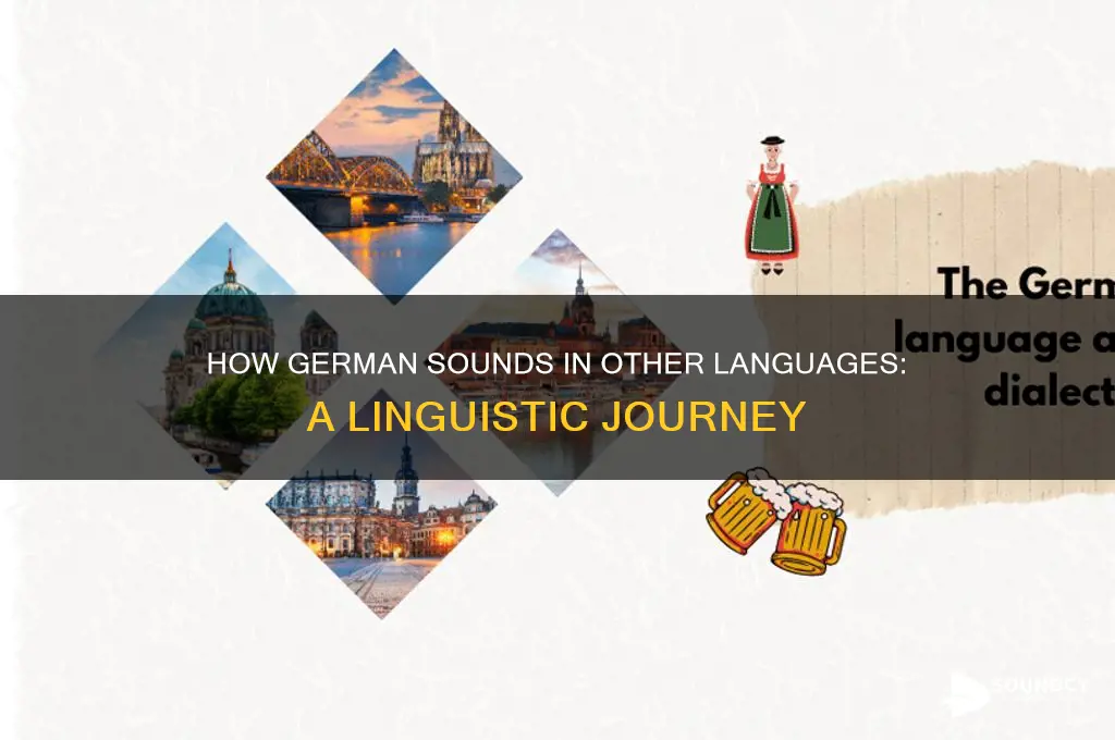 how german sounds in other languages
