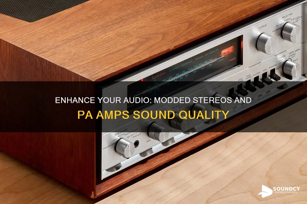 how godd to modded seteereo an dpa amps sound