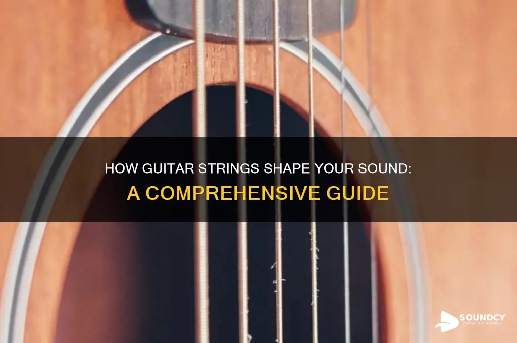 how guitar string relate to sound