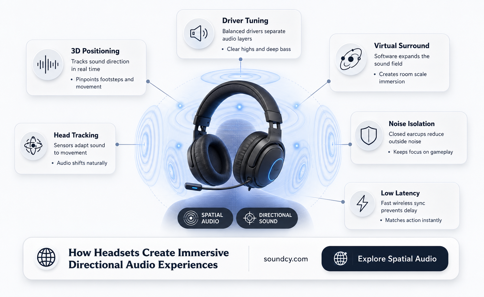 do all headsets have directional sound