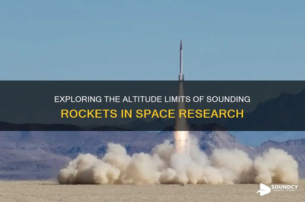 how high do sounding rockets go