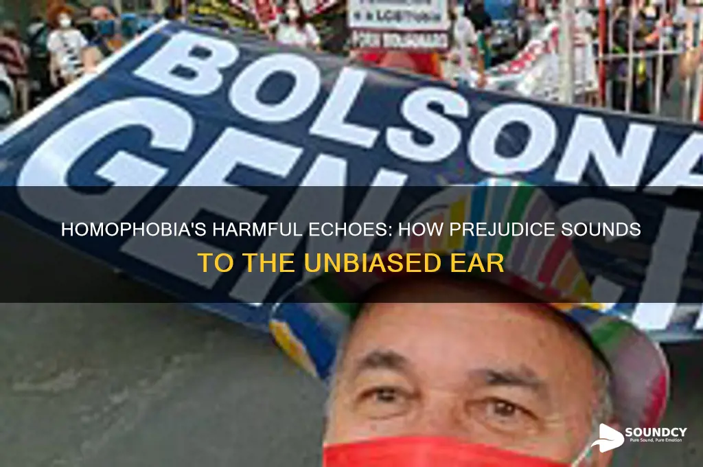 how homophobia sounds to normal people