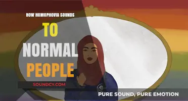 How Homophobia Sounds to Those Who Value Equality and Respect