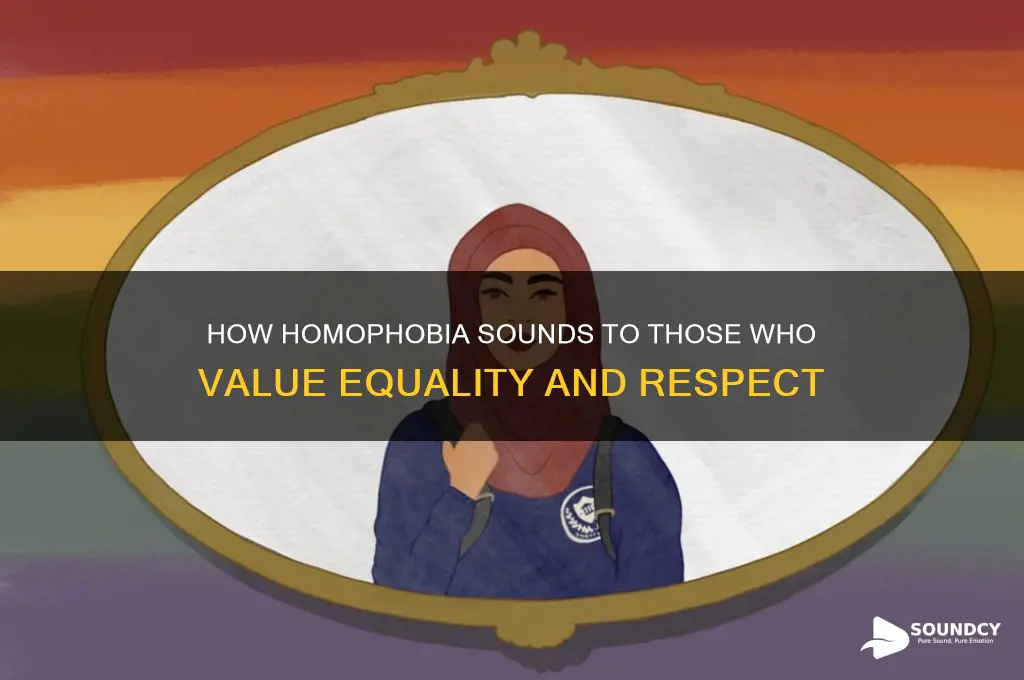 how homophovia sounds to normal people