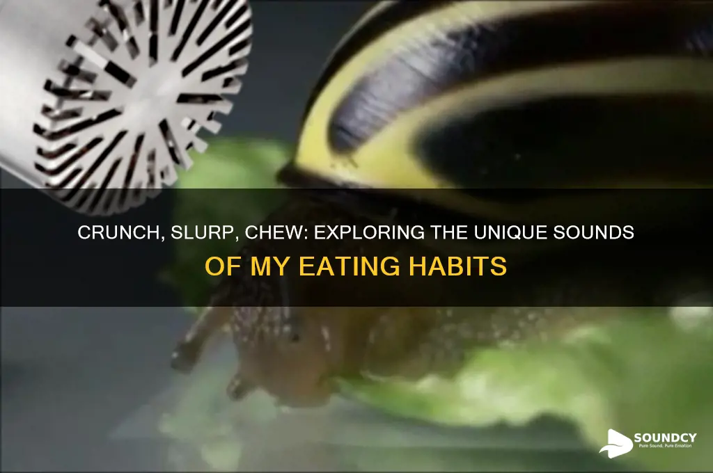 how i sound eating food
