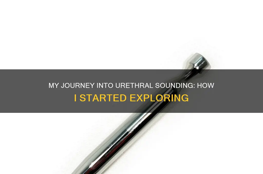 how i started sounding my cock