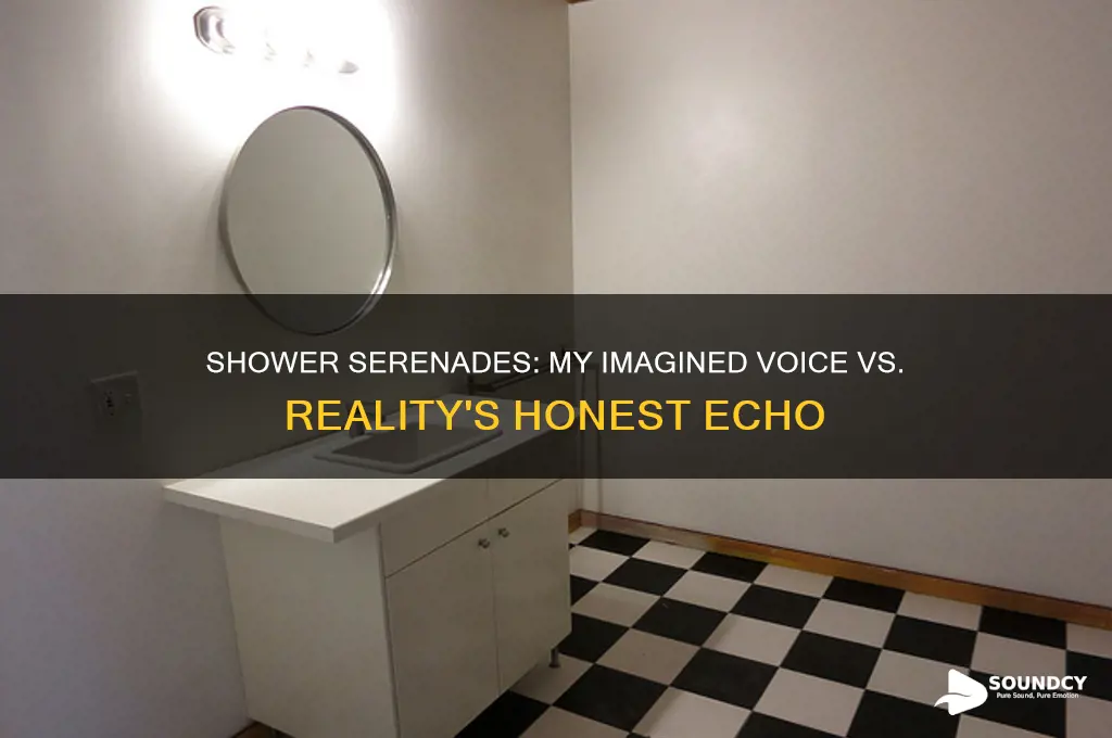 how i think i sound singing in the shower