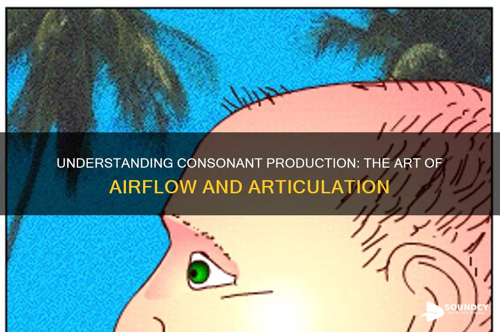 how is a consonant sound produced
