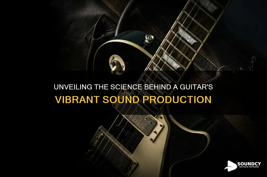 how is a guitar sound produced