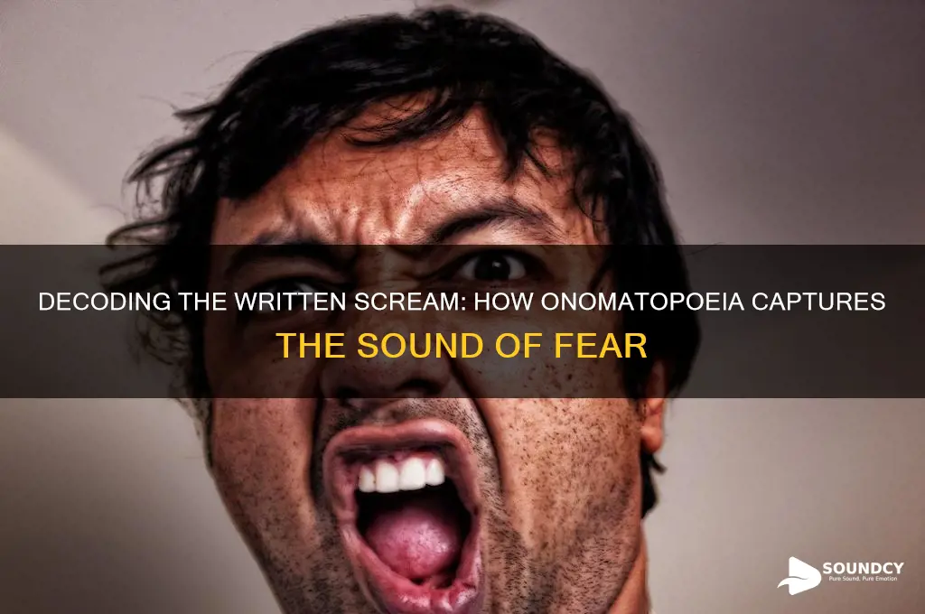 how is a scream sound written
