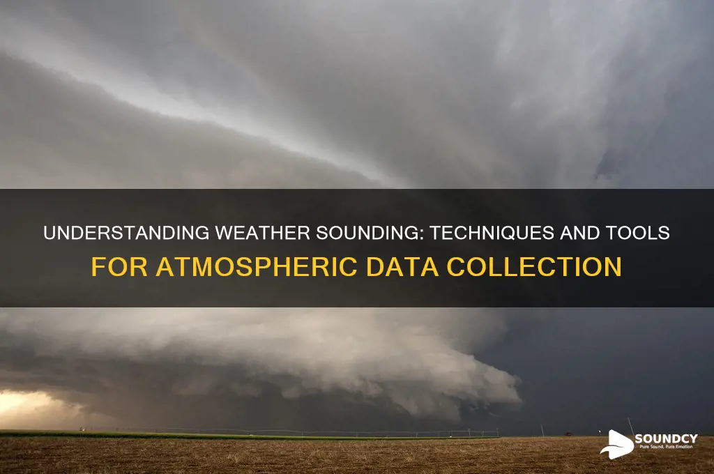 how is a weather sounding made