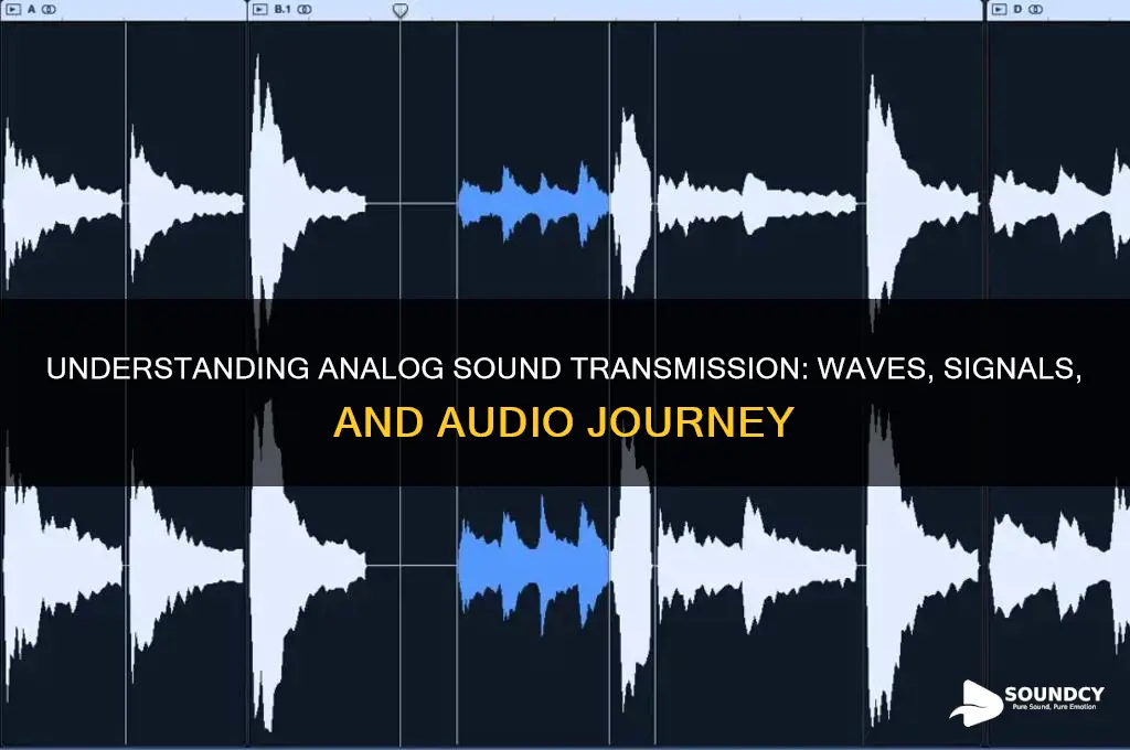 how is analog sound transmitted