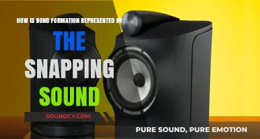 Snapping Sound: Unveiling the Acoustic Signature of Bond Formation