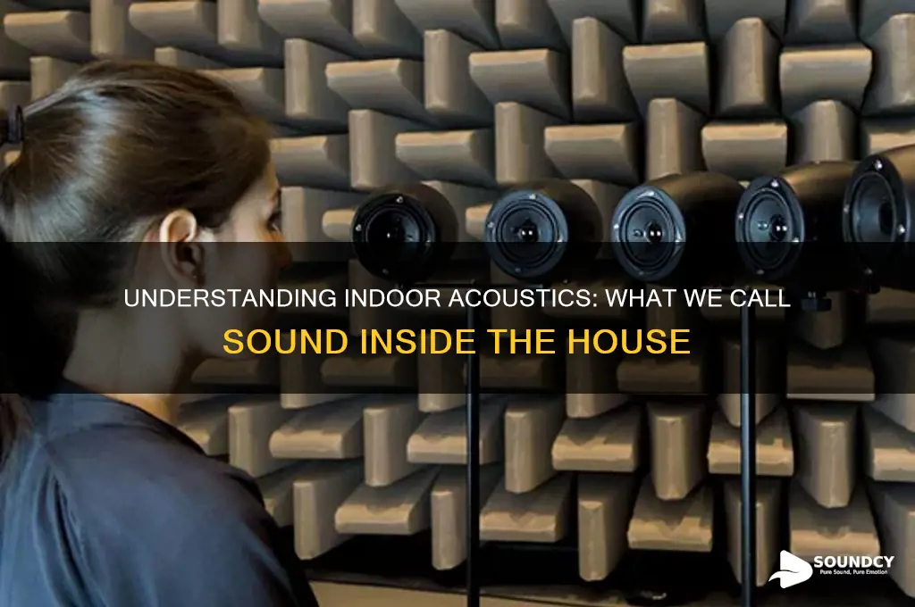 how is called sound inside house