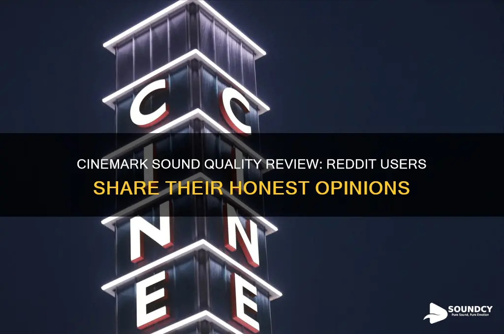 how is cinemark sound quality resdit