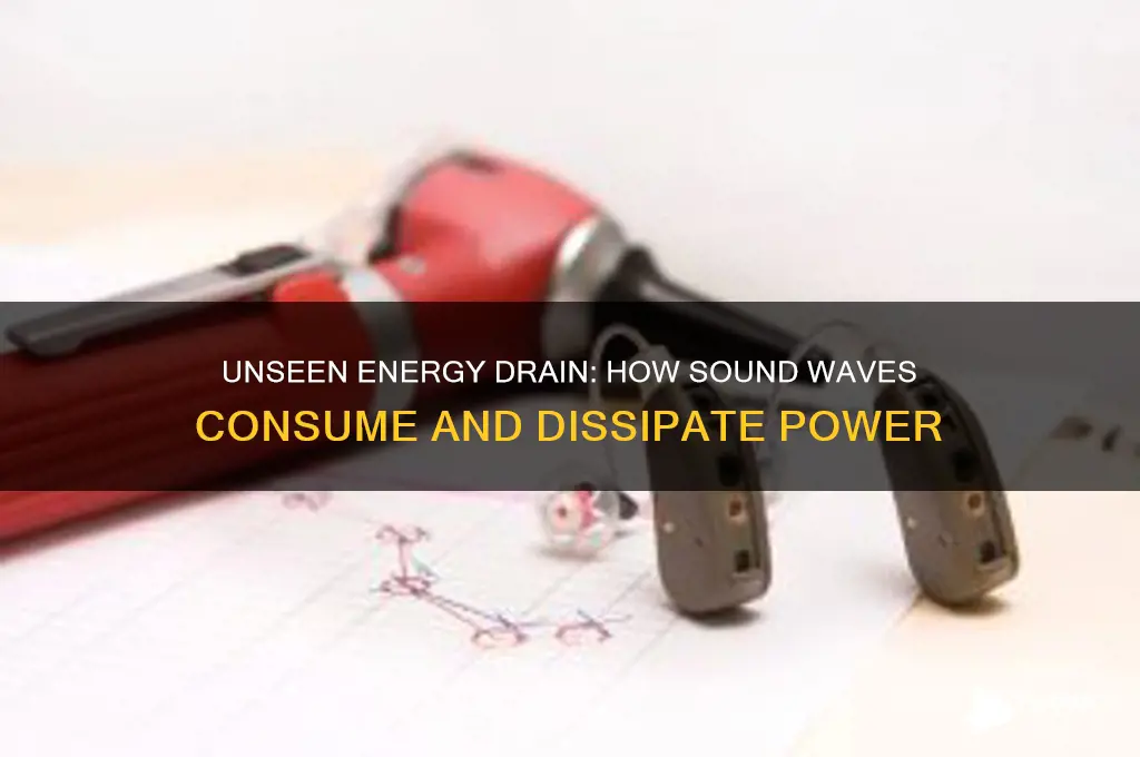 how is energy lost to sound