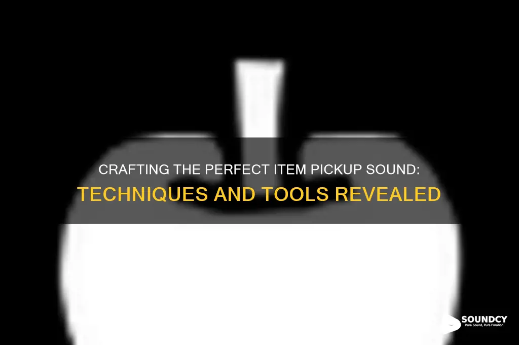 how is item pickup sound made