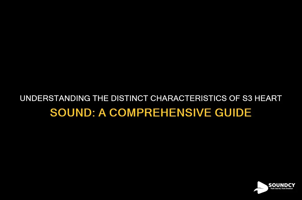 how is s3 heart sound described