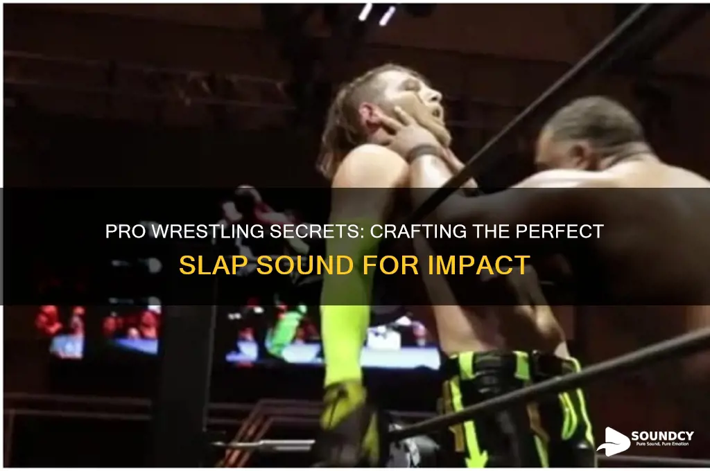 how is slapping sound made in pro wrestling kickass