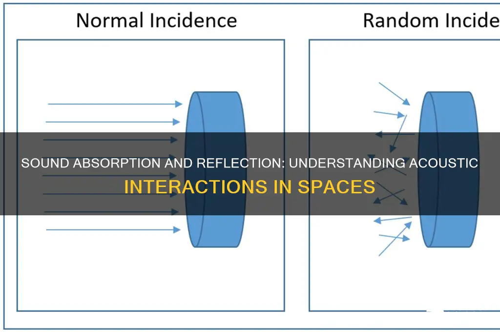 how is sound absorbed and reflected
