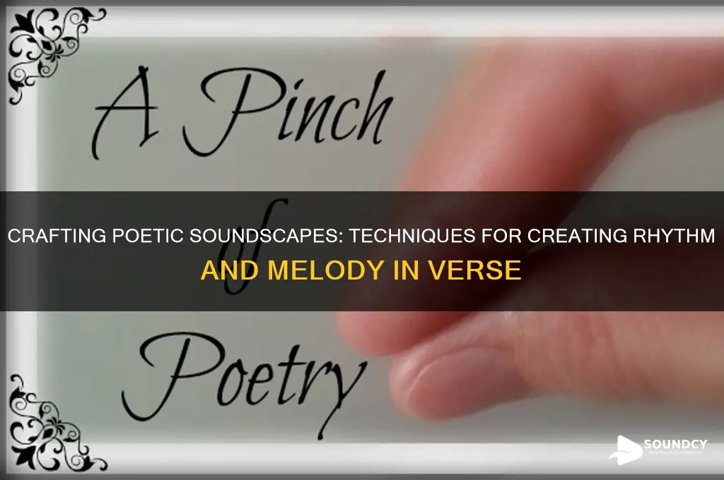 how is sound created in poetry