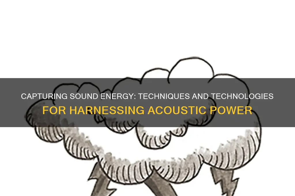 how is sound energy captured