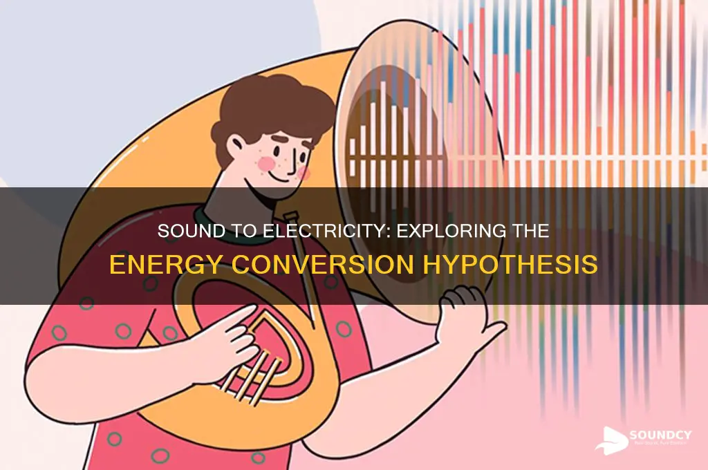 how is sound energy converted to electrical energy hypothesis