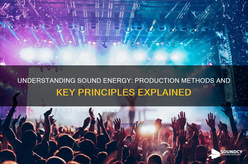 how is sound energy produced