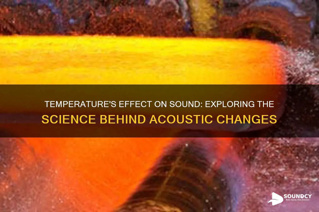 how is sound inpacted by temperature