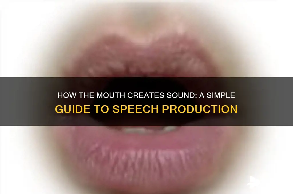 how is sound made from mouth