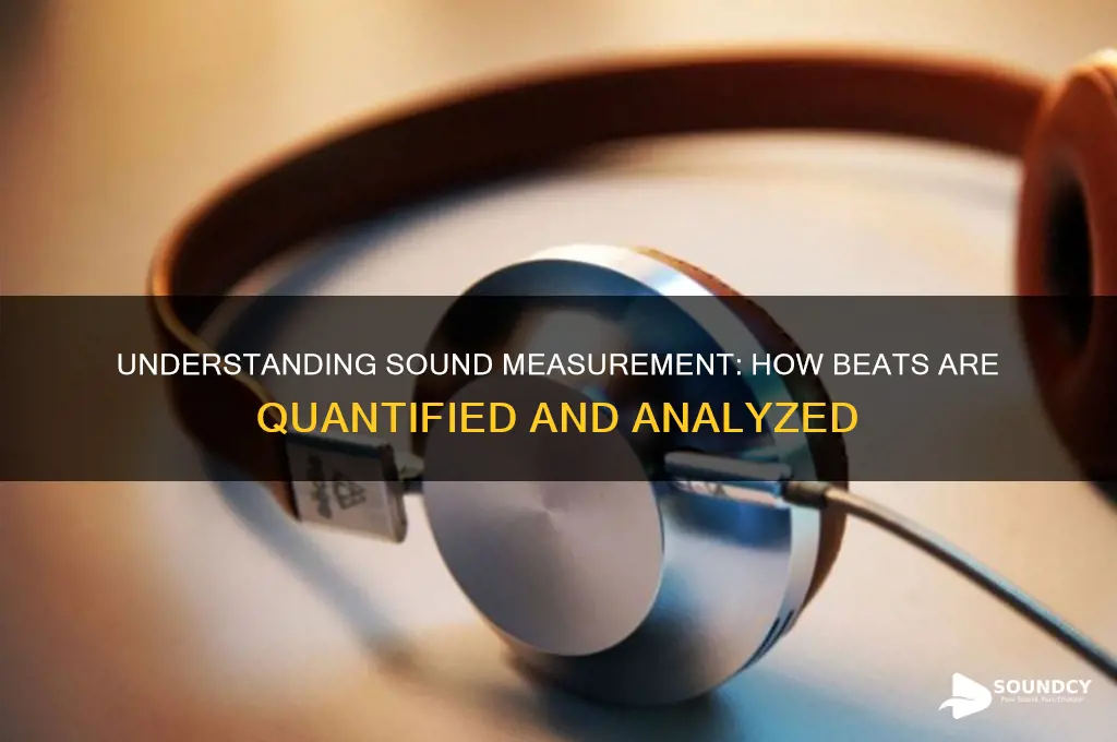 how is sound measured beats