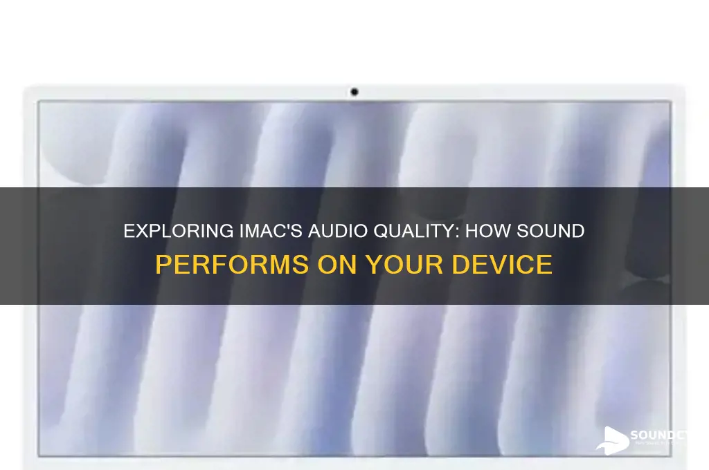 how is sound on i mac