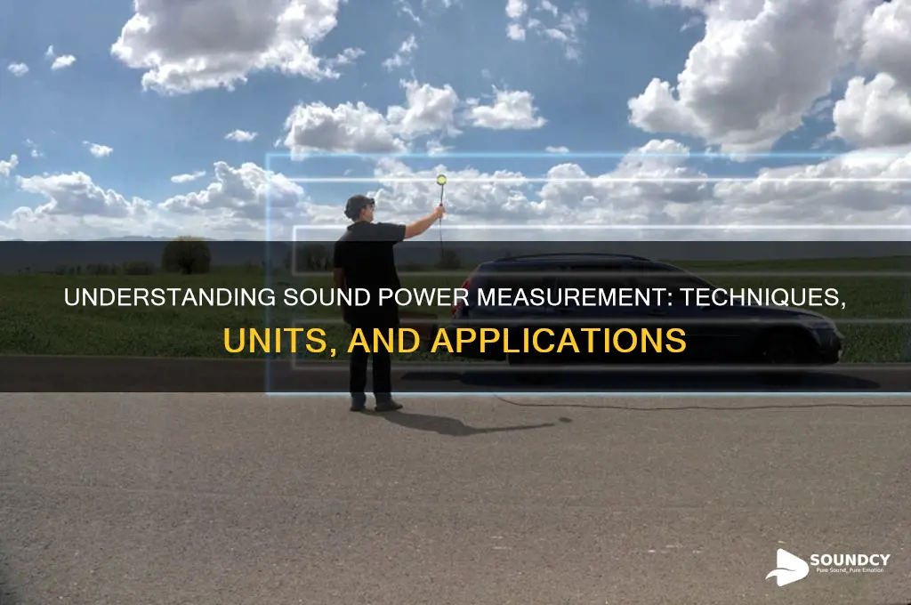 how is sound power measured